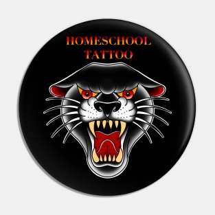 HomeSchoolTattoo Pantherhead Pin