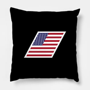 Audi Club North America - TT Cup Style USA Flag Rhombus Pillow