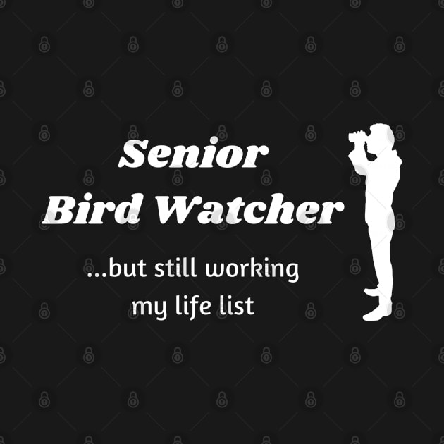 Senior Bird Watcher by Comic Dzyns