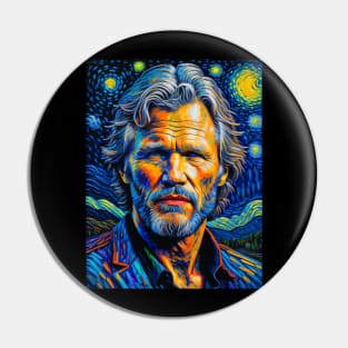 Kris Kristofferson in starry night Pin