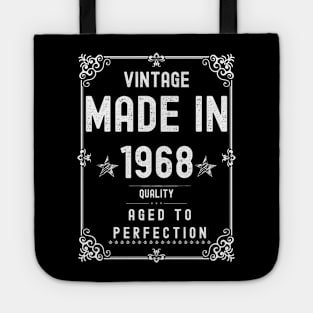 Vintage Made in 1968 Quality Aged to Perfection Tote