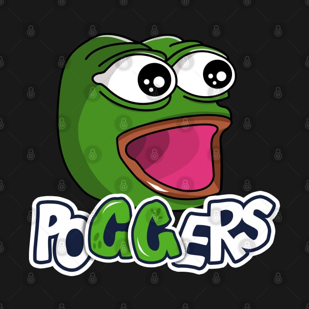 Poggers GG Twitch emote Pepe the frog by therustyart