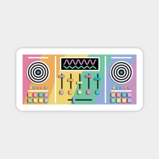 Rainbow DJ digital turntables Magnet