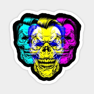 Tri-Portrait Skull - DS6 Magnet