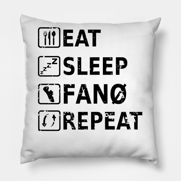 Fano Fanoe Denmark Souvenirs Island Holiday Pillow by FindYourFavouriteDesign