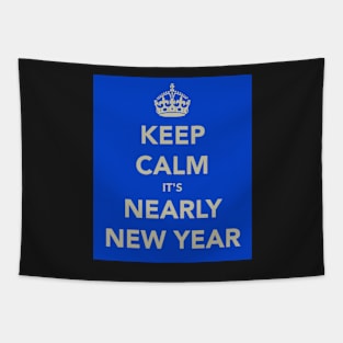 Keep Calm It's Nearly New Year Tapestry