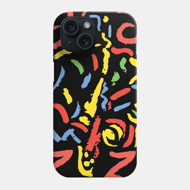 Jazz Saxophonist Modern Art Style Phone Case by jazzworldquest