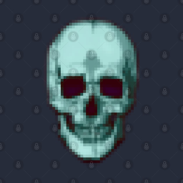 pixel-skull by MunkeeWear