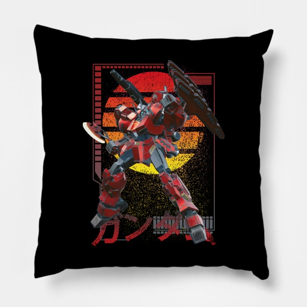 Exia Red Armored Pillow by gblackid