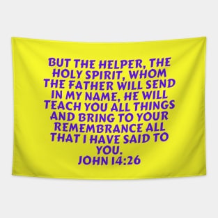 Bible Verse John 14:26 Tapestry