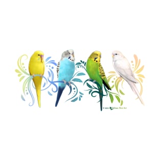 Colorful Parakeets T-Shirt