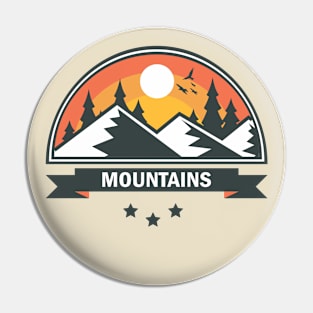 Mountains Pin