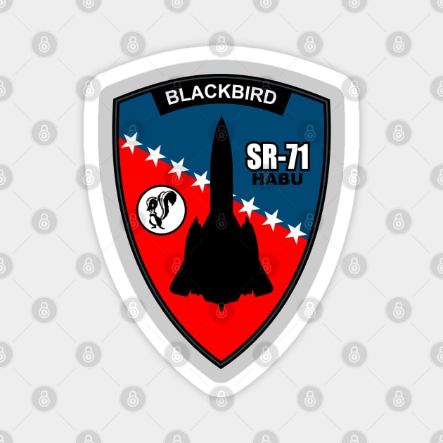 SR-71 Blackbird Habu Magnet by TCP