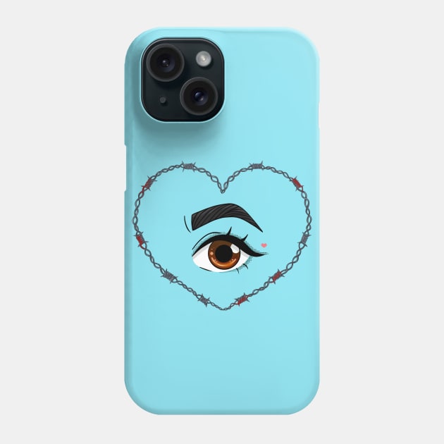 Barbed wire art Phone Case by sakura_marques
