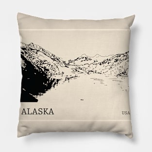 Alaska USA Pillow