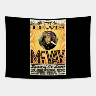 Front Logo 1978 Lewis McVay Spirit of St Lewis Concert Poster Tapestry