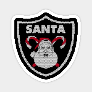 santa face ugly christmas Magnet