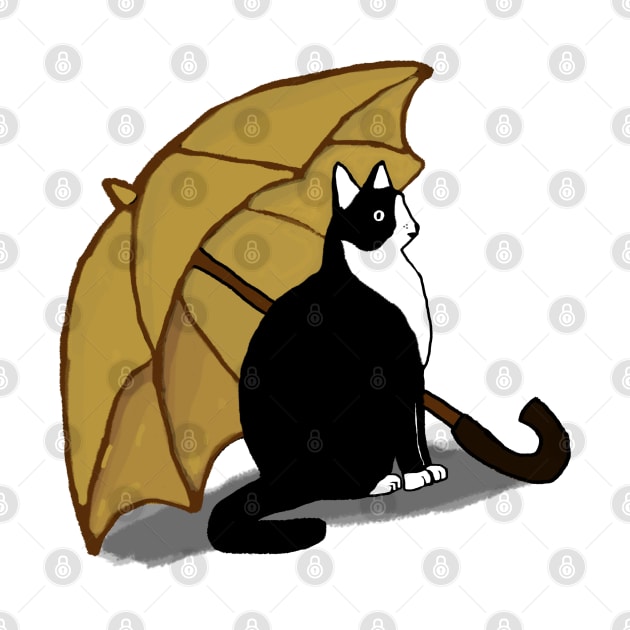 umbrella cat by mohamed705