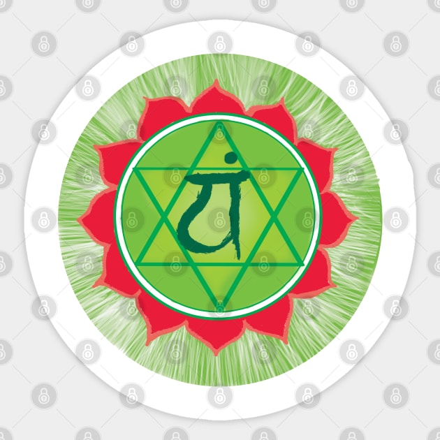Anahata, Heart chakra - Anahata Chakra - Sticker