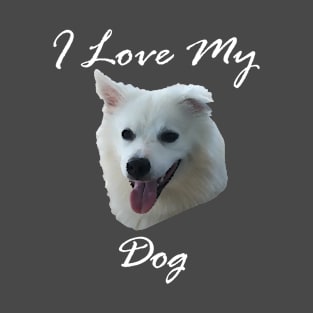 I love my dog ( American Eskimo Dog - Spitz) T-Shirt