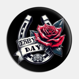 Funny Derby Day 2024 Pin