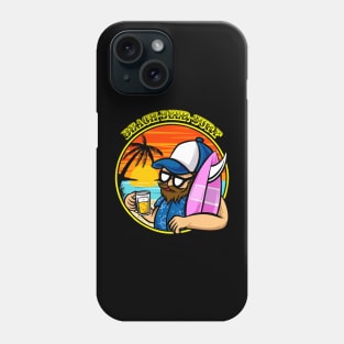 beer beach surf Phone Case