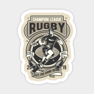 Champion League Rugby Magnet