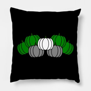 Pride Pumpkins Grayromantic Pillow