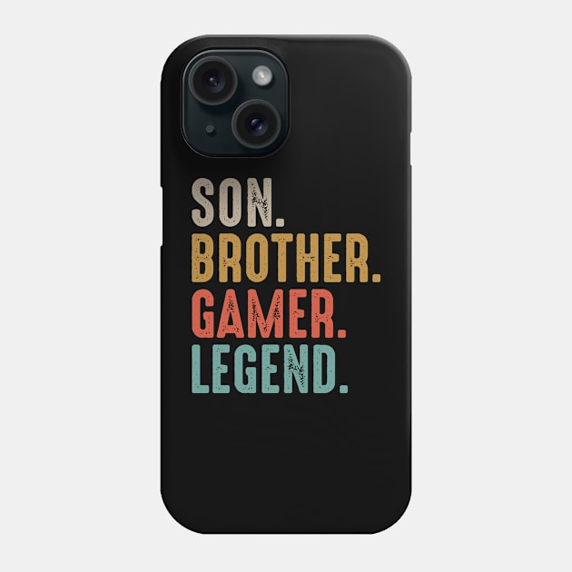 Christmas Gift For Gaming Teenage Boys & Kids Gamer Brother Phone Case by shattorickey.fashion