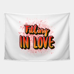 Filling in love Tapestry