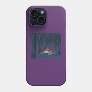 Tent Camping In The Woods Phone Case