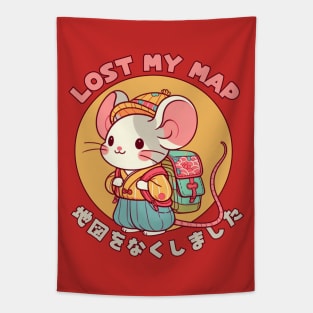 Hiking mouse Tapestry