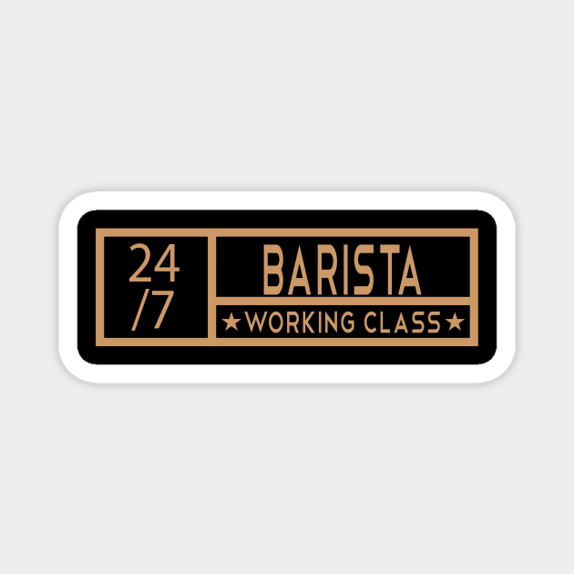 Barista Tittle Job Magnet by Itulah Cinta