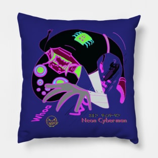 Neon Cyberman Whoa! Pillow