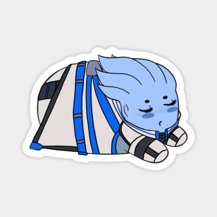 Sleepy Liara Magnet