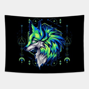 wolf pack Tapestry