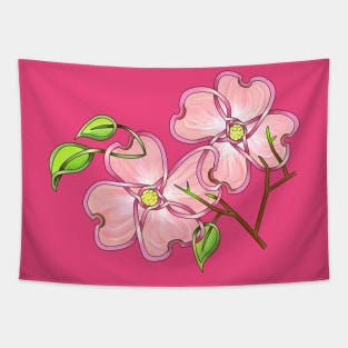 Pink dogwood Tapestry