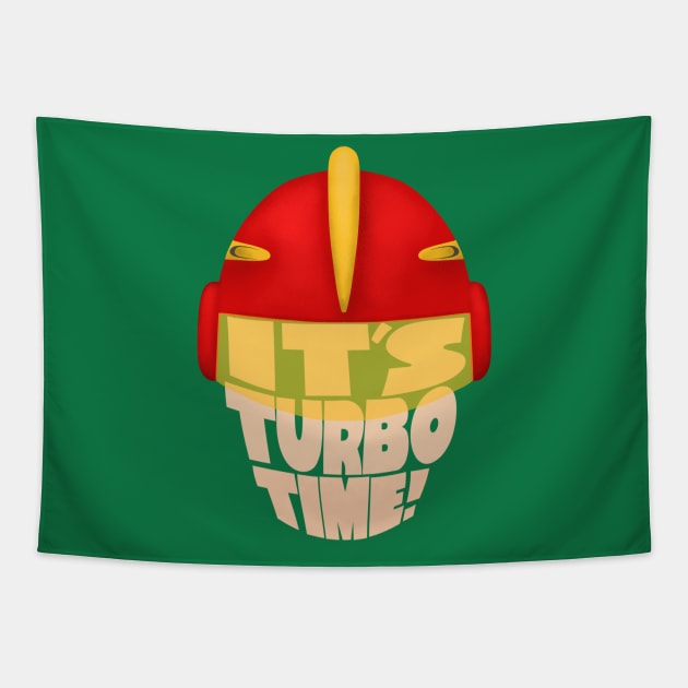 It’s Turbo Time! Tapestry by Zachterrelldraws