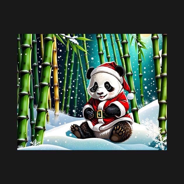 Santa Baby Panda by rturnbow