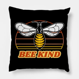 Bee Kind Vintage Style Pillow