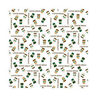 Coffee break pattern T-Shirt