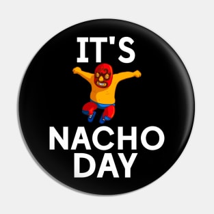 Lucha Libre funny Nacho Pin