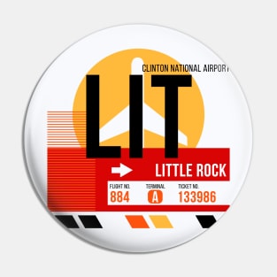 Little Rock (LIT) Airport // Sunset Baggage Tag Pin