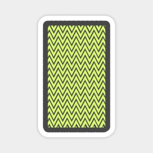 Optical illusion green waves Magnet