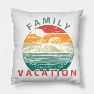 Family Vacation Pillow