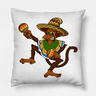 Funny monkey (Mex. ver) Pillow