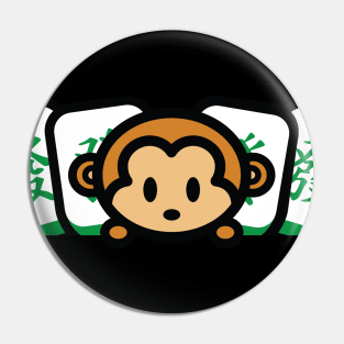 Monkey Mahjong Pin