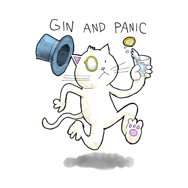 Dapper Cat - Gin and Panic by johnnybuzt