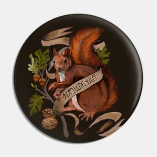 Nature Nut Squirrel Pin