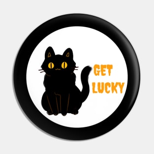 Halloween Black Cat Pin